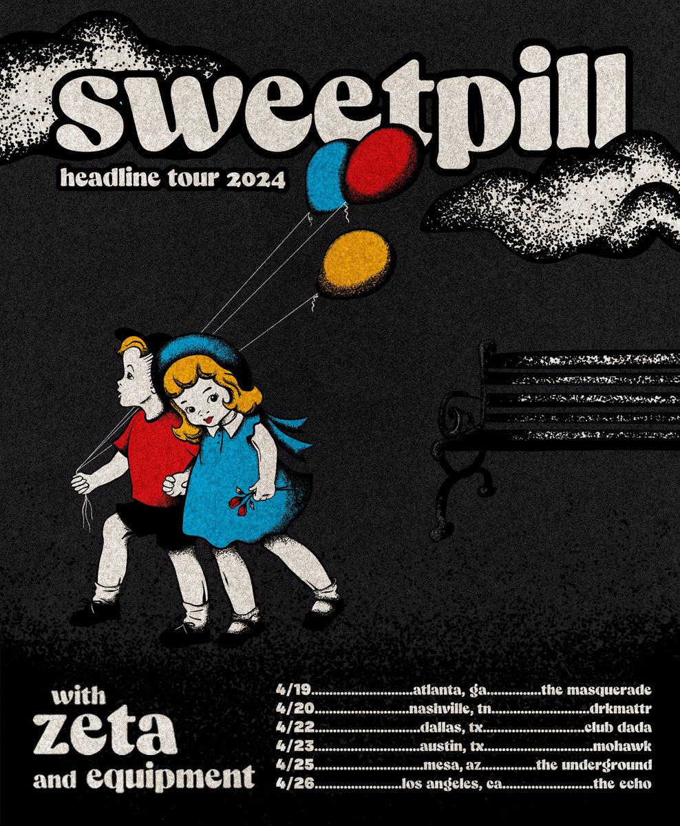 Excited to announce our first show confirmed for the next year ❤️ doing direct support for the mighty @sweetpilll only in selected dates 🔥

Hope to see y’all in these shows to dance all our troubles away 💃🏽

#joinzeta #sweetpill