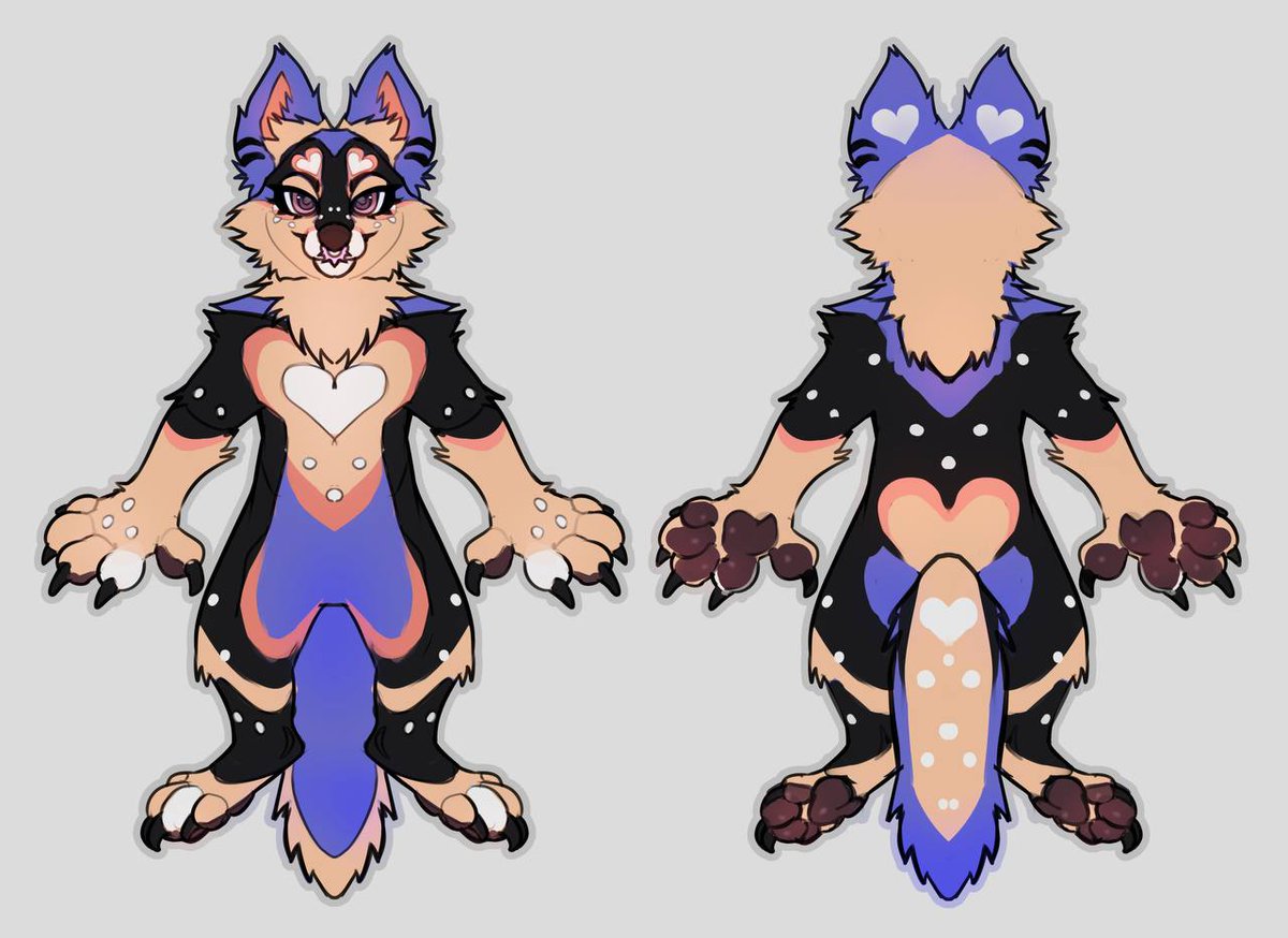 Vipurr_lynx's tweet photo. Ref sheet of my new girl, art by the wonderful @moonmoon_ext https://t.co/evxgq8aBCE