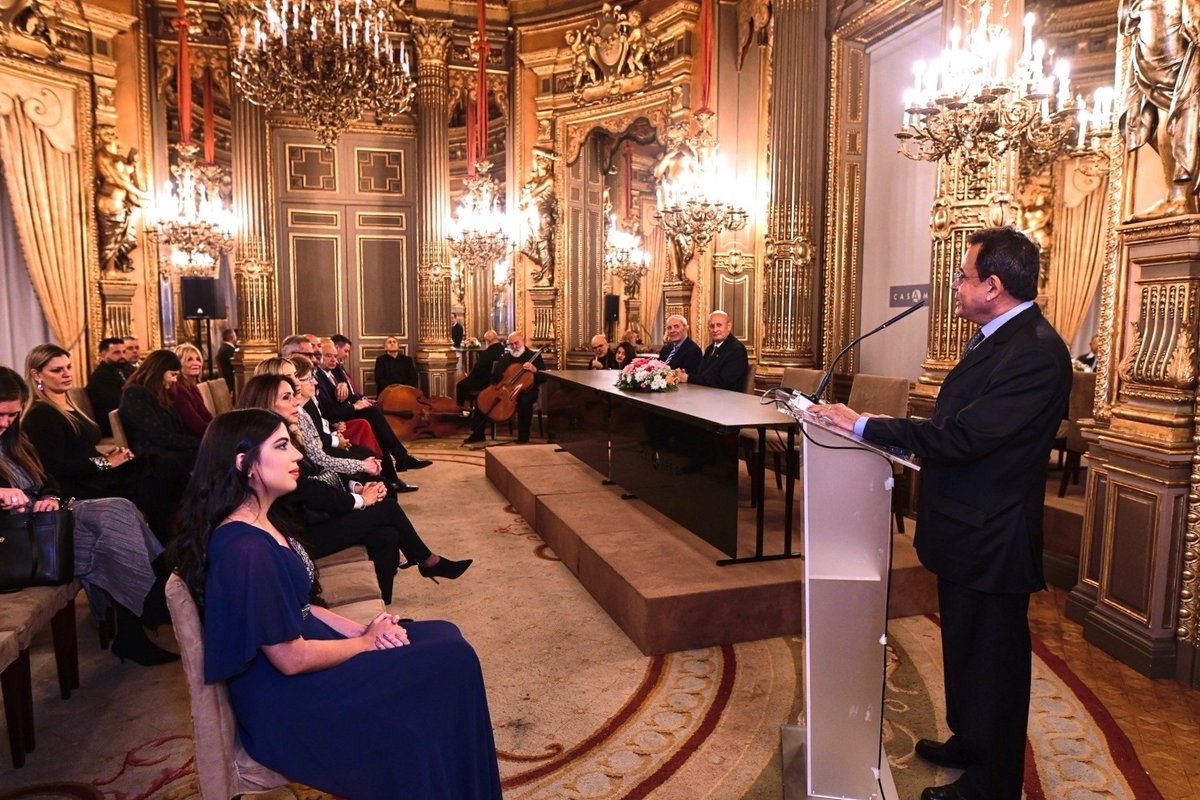 amperiodistas's tweet photo. El presidente de la Asociación Mundial de Periodistas, Adolfo Amaris, en un emotivo discurso expreso: “ … estos reconocimientos representan un tributo a la dedicación y a la integridad personal…” https://t.co/5OIU7urCud