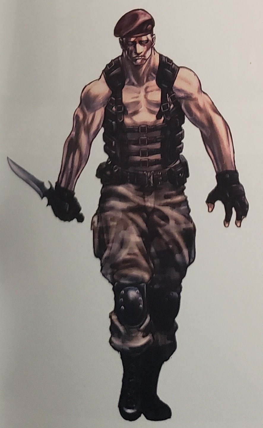 Jack Krauser Concept Art : r/residentevil4