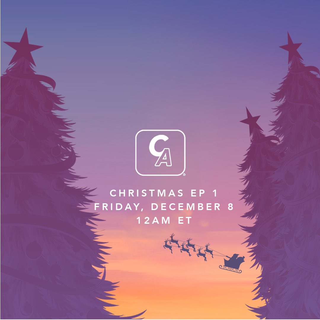 Listen to Christmas EP 1 anywhere you listen to music
Friday, December 8 at 12AM ET