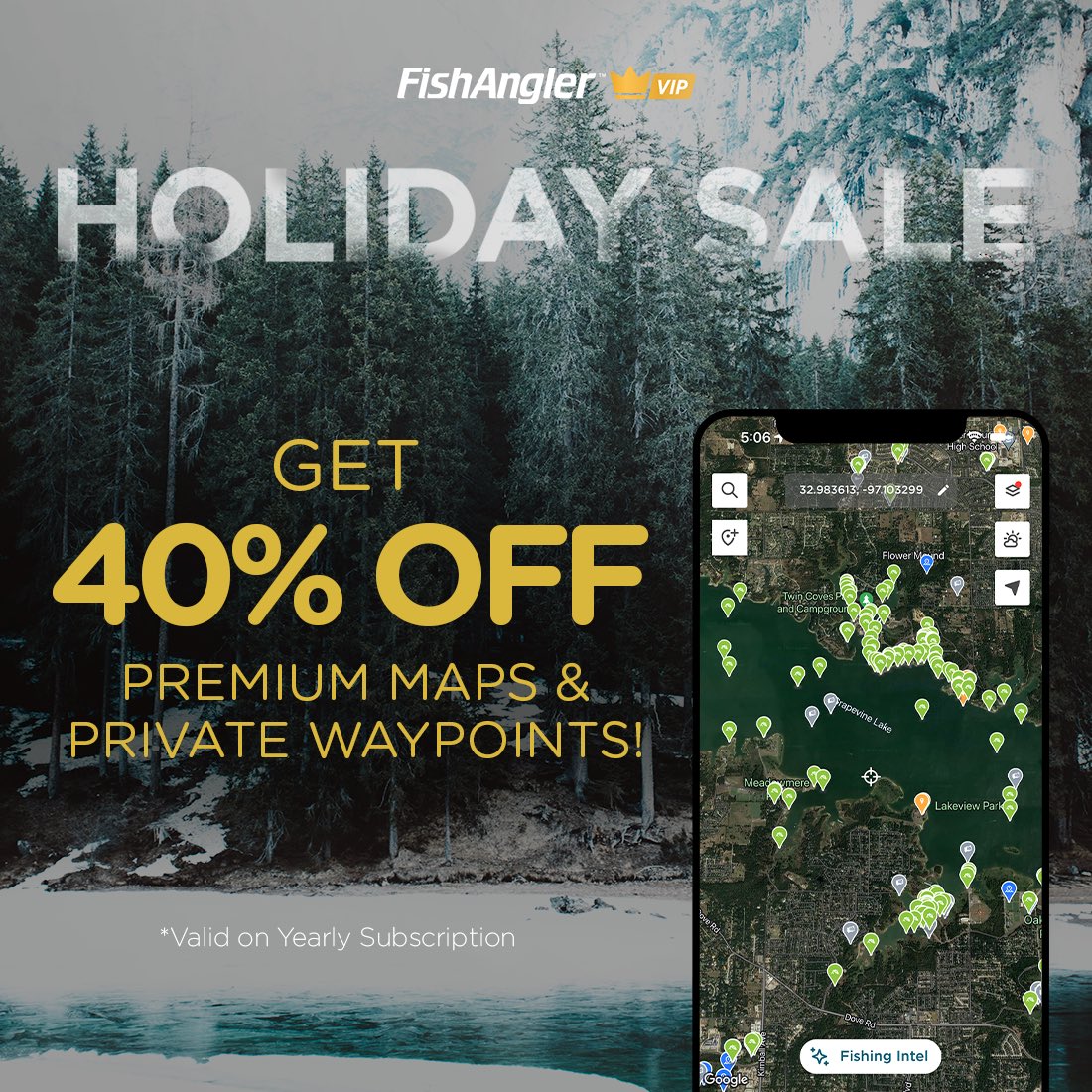 Save Big! 💸💸💸 Get 40% off FishAngler 🌟VIP🌟 Subscription. Access premium features affordably. 🚀🎣 Limited-time deal!

👉 Link in BIO