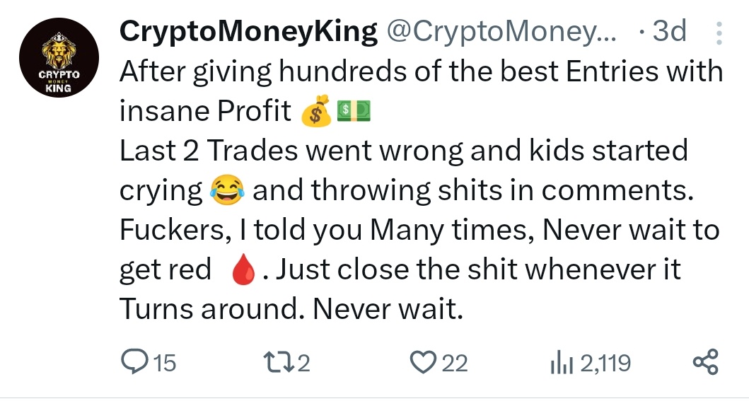 _arsalanh's tweet photo. @CryptoMoneyKing This was my first trade 🤣 https://t.co/Z3OK5JaU6o