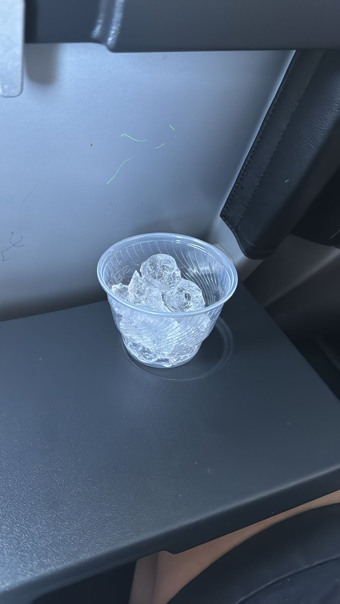 My sister in law is flying Spirit and asked for a glass of water. When she realized it cost money, she changed her mind, so the flight attendants gave her a glass of ice and told her to wait