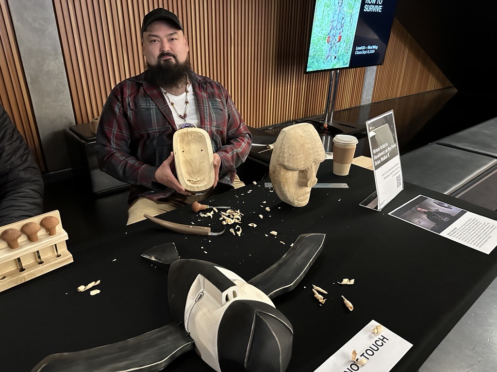 Join us for a virtual presentation and Q&A with Anchorage Museum virtual artist-in-residence Brian Walker II. Walker will answer questions and do a live carving demonstration. Starting at 4 pm on Wednesday, Dec. 13. RSVP on the Anchorage Museum's Facebook page.