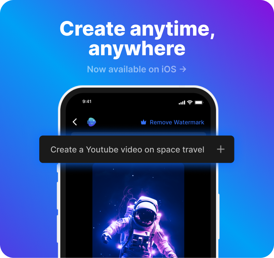 Unleash creativity on-the-go with the Invideo AI mobile app! 

🚀 Start your projects anywhere, anytime. #CreateAnywhere #InvideoAI
@invideoOfficial