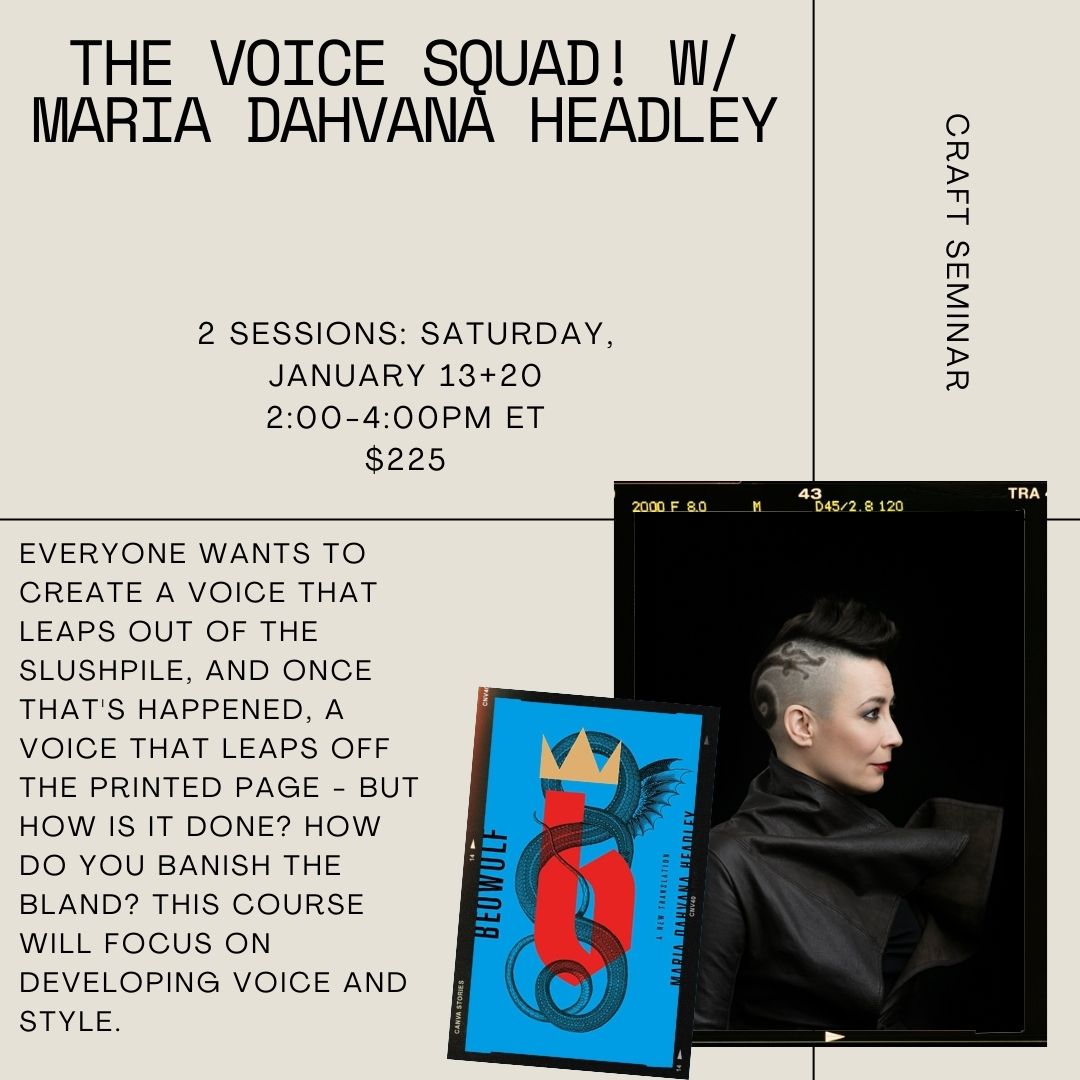 Maria Dahvana Headley is the New York Times-bestselling, World Fantasy and Hugo Award-winning author of eight books, most recently Beowulf: A New Translation (MCD x FSG, 2020), which is taught at universities all over the world, and won the Harold Morton Landon Translation Award.