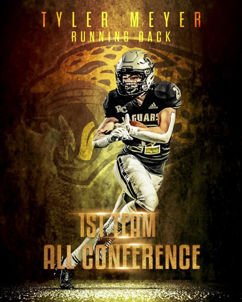 Rock Canyon Football (@rchsfootball1) on Twitter photo Congratulations to Tyler Meyer earning 1st Team All Conference🐆 #AboveTheLine Congratulations to Tyler Meyer earning 1st Team All Conference🐆 #AboveTheLine