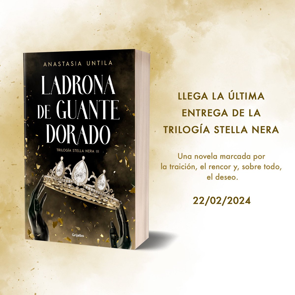 anauntila_'s tweet photo. REVELACIÓN DE PORTADA 💛
En febrero llega a librerías el desenlace de la trilogía Stella Nera. https://t.co/QIGMoW6qAK
