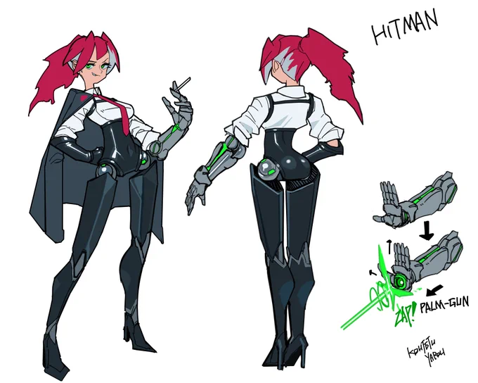 Character design commission from @/ProjectHeat1.