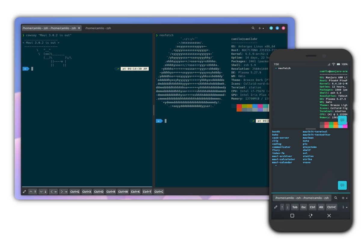 maui_project's tweet photo. Maui Apps 3.0.2 have been released a few days ago. The migration to MauiKit4 and Qt6 is coming soon, meanwhile learn more about the latest release @ https://t.co/z2LTdQgxeH

#mauikit @kdecommunity @Nitrux_NX https://t.co/sT80G3MSLr