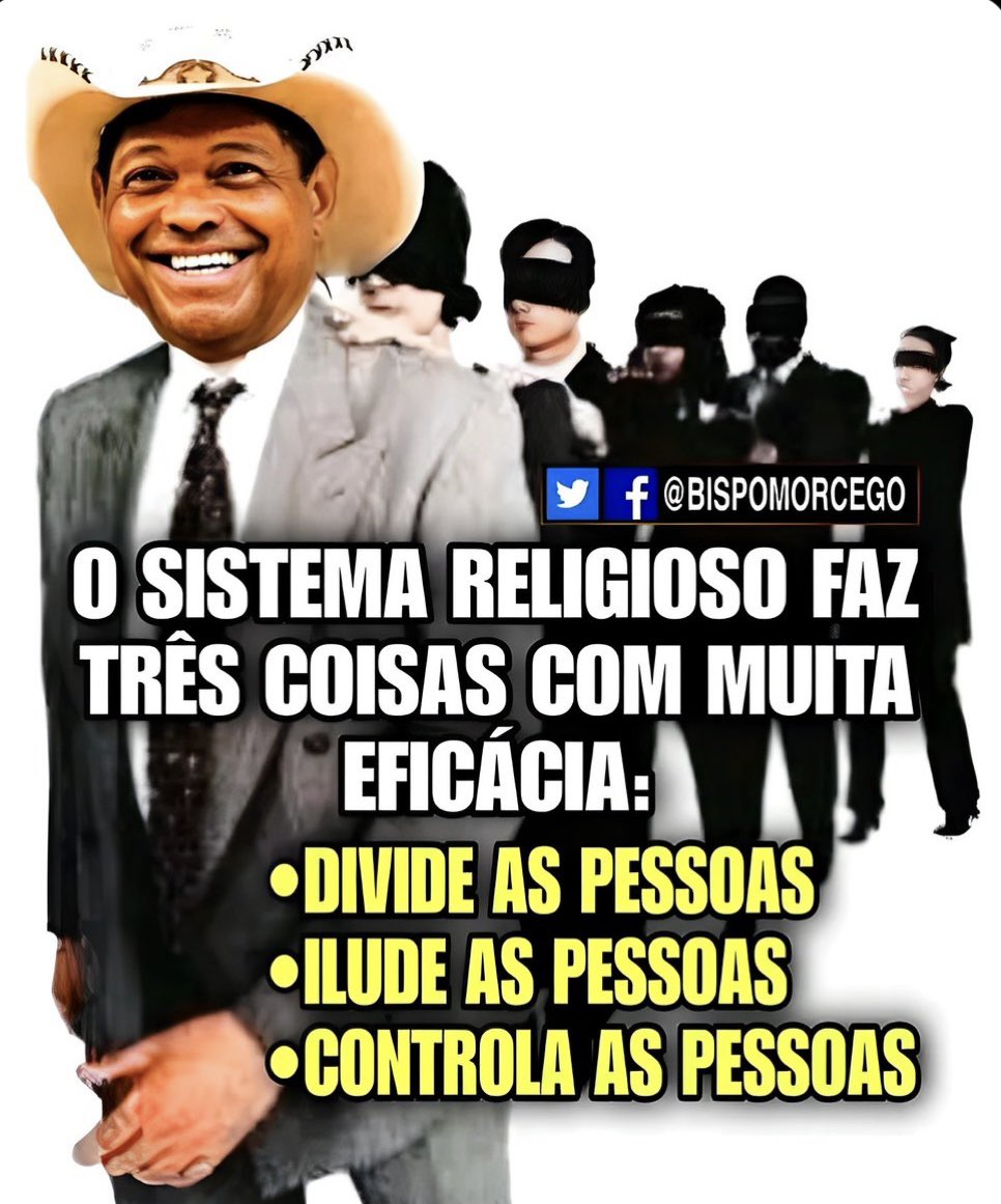 Os verdadeiros cidadãos do bem. Prega o que não é.