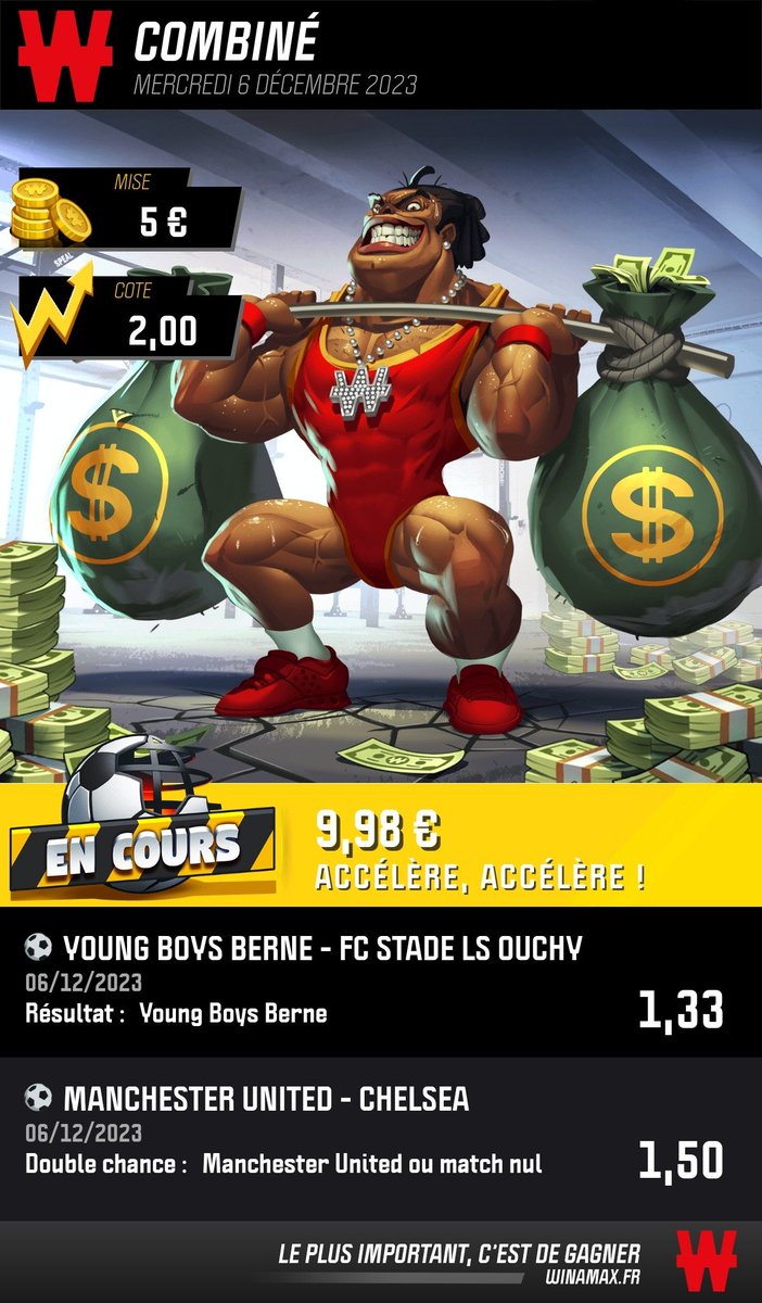 Rafaly36's tweet photo. Obliger de valider en ce mois de decembre💪💪5€>50€
Palier 1: https://t.co/qvIm233GoE