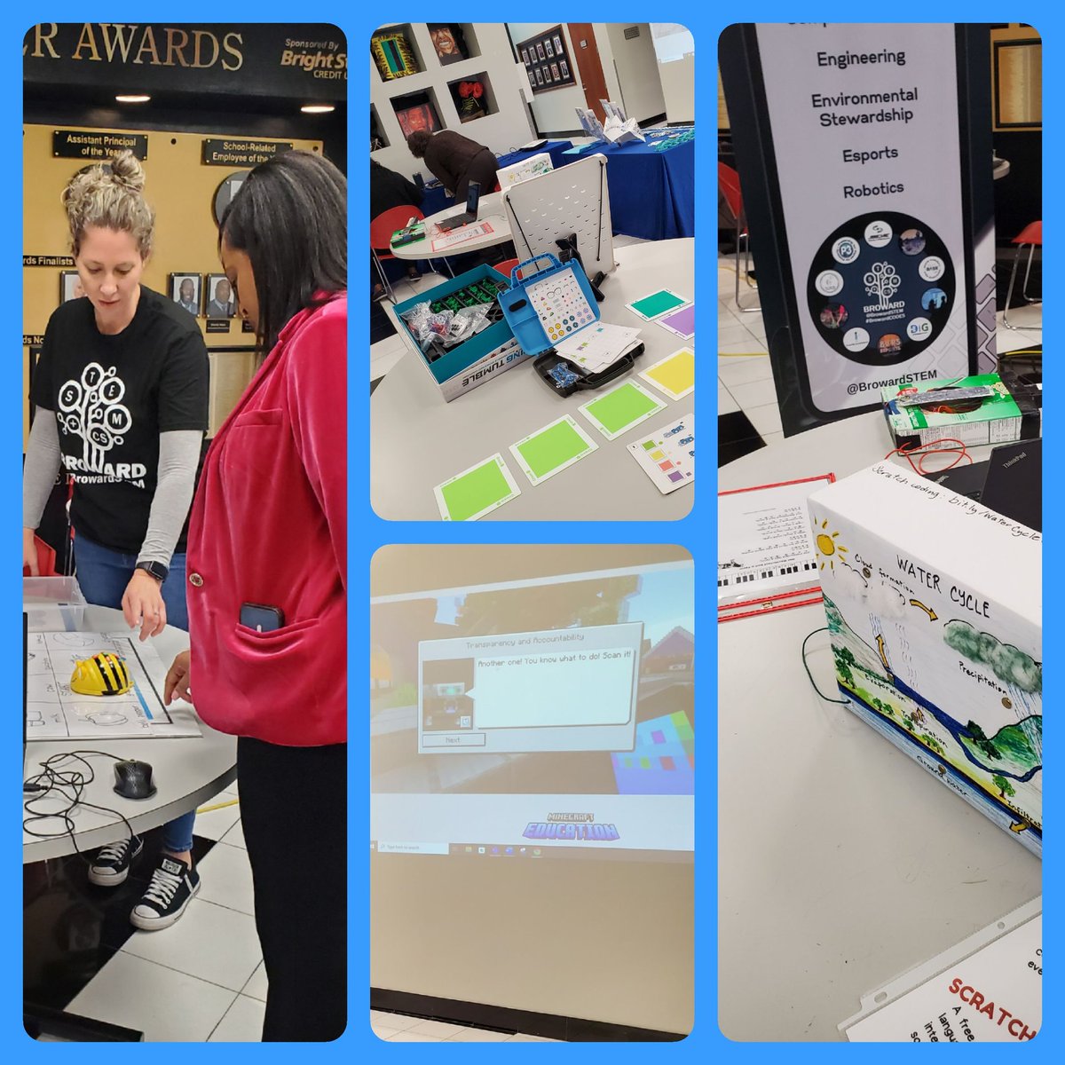 AMsky43's tweet image. Join @BrowardSTEM in celebrating #CSEdWeek2023 in the @browardschools KCW Lobby!!