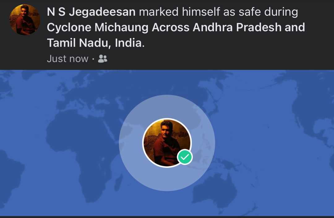 nsjegadeesan's tweet image. #michaung #Chennai #iamsafe #thankyou #ChennaiFloods2023 #Michaungcyclone