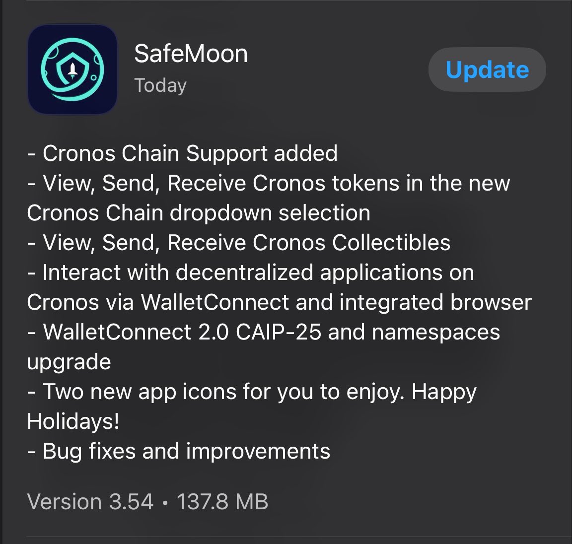 🚨 #SAFEMOONWALLET UPDATE 🚨

#SAFEMOON
#SAFEMOONSWAP