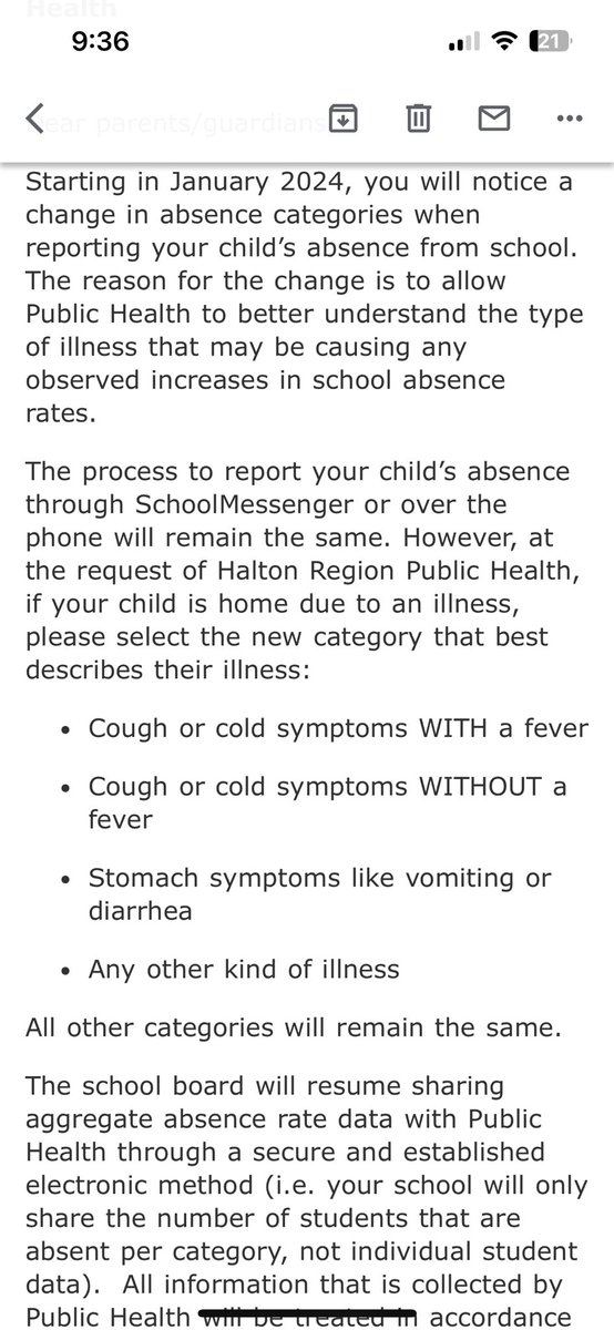 School board to start collecting more detailed info on absences and will *resume* sharing absence rate data. When were they supposed to stop sharing absence data with PH?