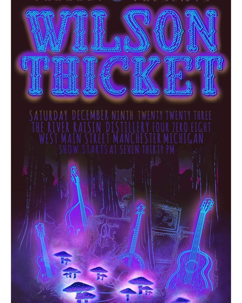 Coming to the River Raisin Distillery this Saturday for the Manchester Underground concert series!

More info here:
bandsintown.com/e/104775097?af…