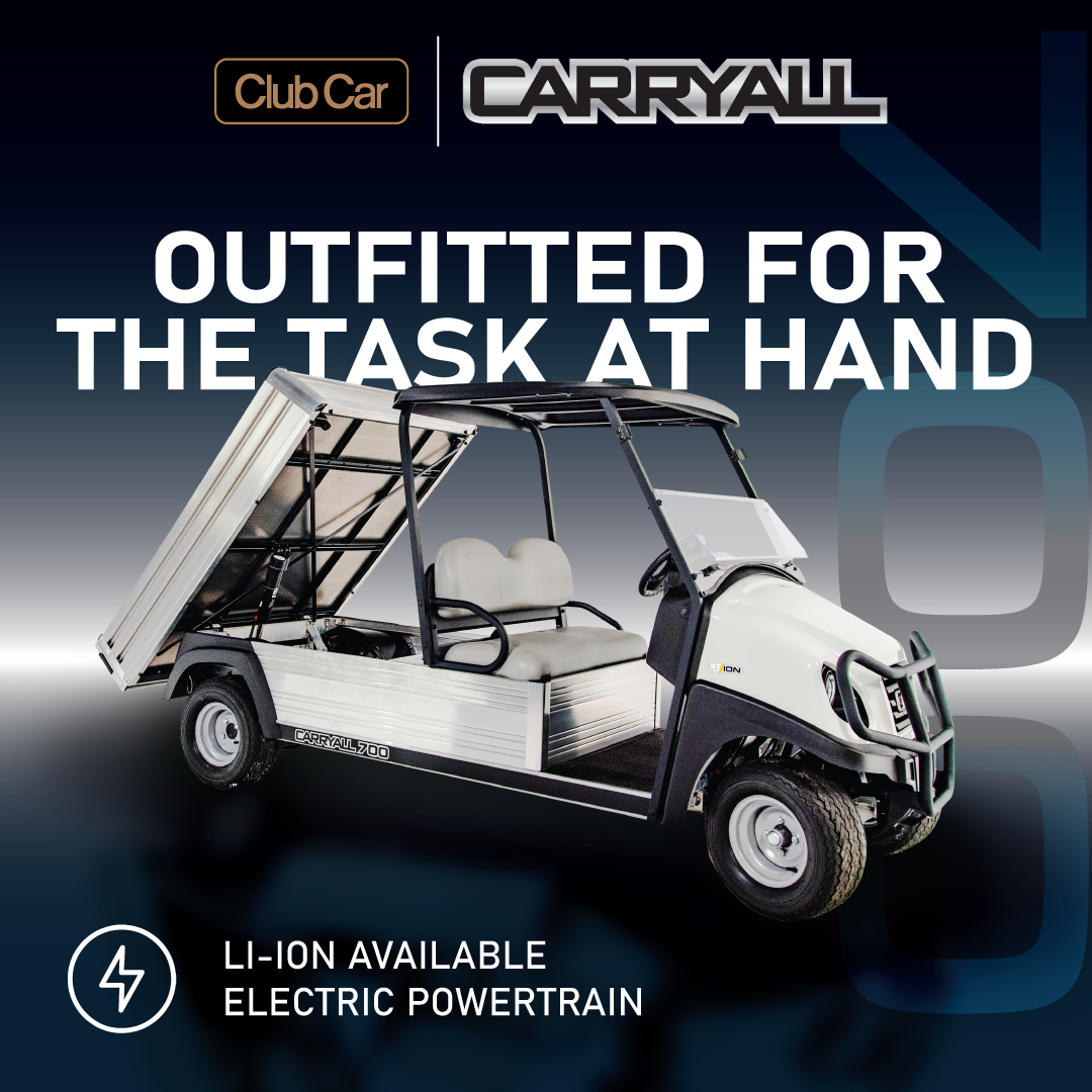 clubcar's tweet photo. Rugged, versatile, and built for work. 💪 Get the Club Car Carryall to take care of any task at hand: https://t.co/xJ7l2n22ft https://t.co/tu9hjDd2c4