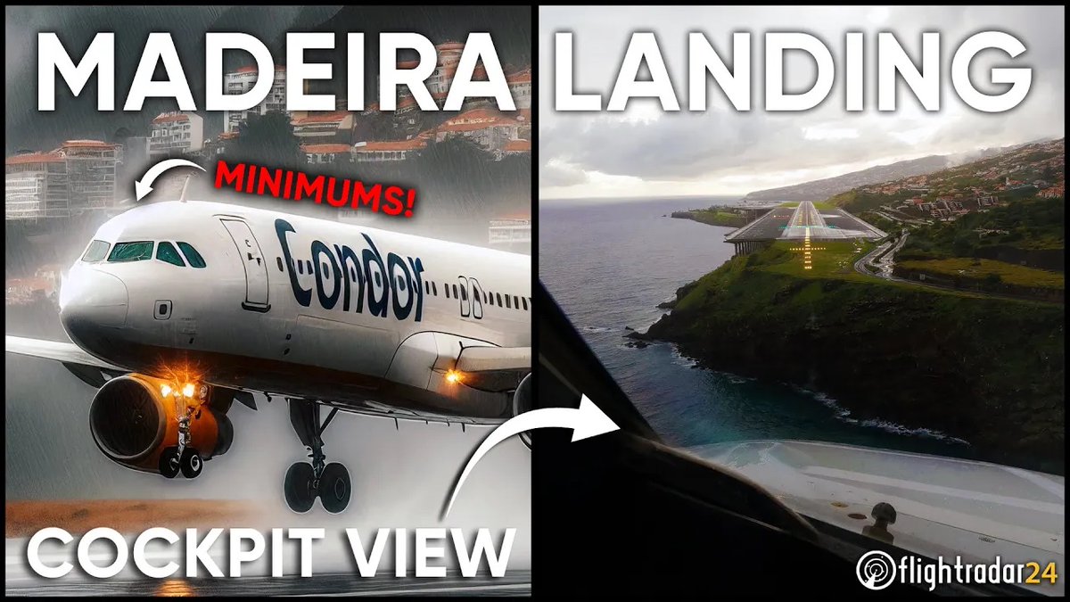 flightradar24's tweet photo. Marginal weather ✅
Cockpit view ✅
Video: https://t.co/jAXEnbdkfu ✅ https://t.co/knV0sf5QmV