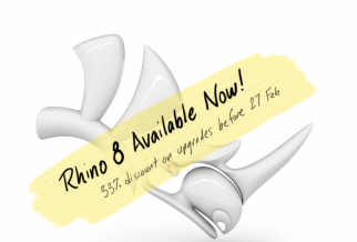 DragonDropsUX's tweet photo. Logging into Rhino this morning, there is the "fun" text about the new #rhino8 in the most unfortunate script font.  At first glance, I have no idea what it says. https://t.co/2DcDqByZdB