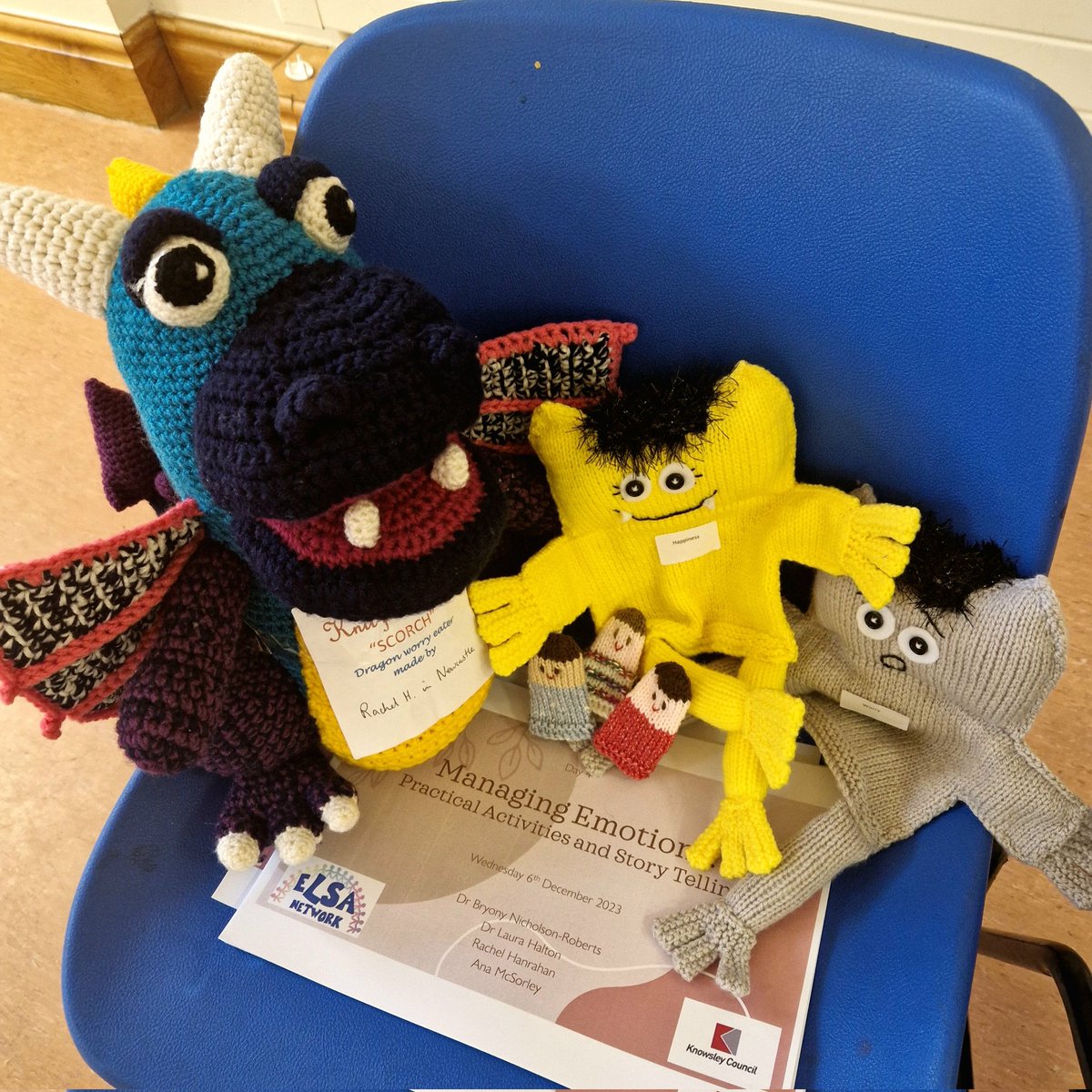 Today's ELSA training has been full of creativity &amp; practical ideas to explore emotions! 🧩🧸🃏🎨🧶What  a fab day - who doesn't love a puppet?! 

#Knowsley #ELSA #KnowsleyEPS