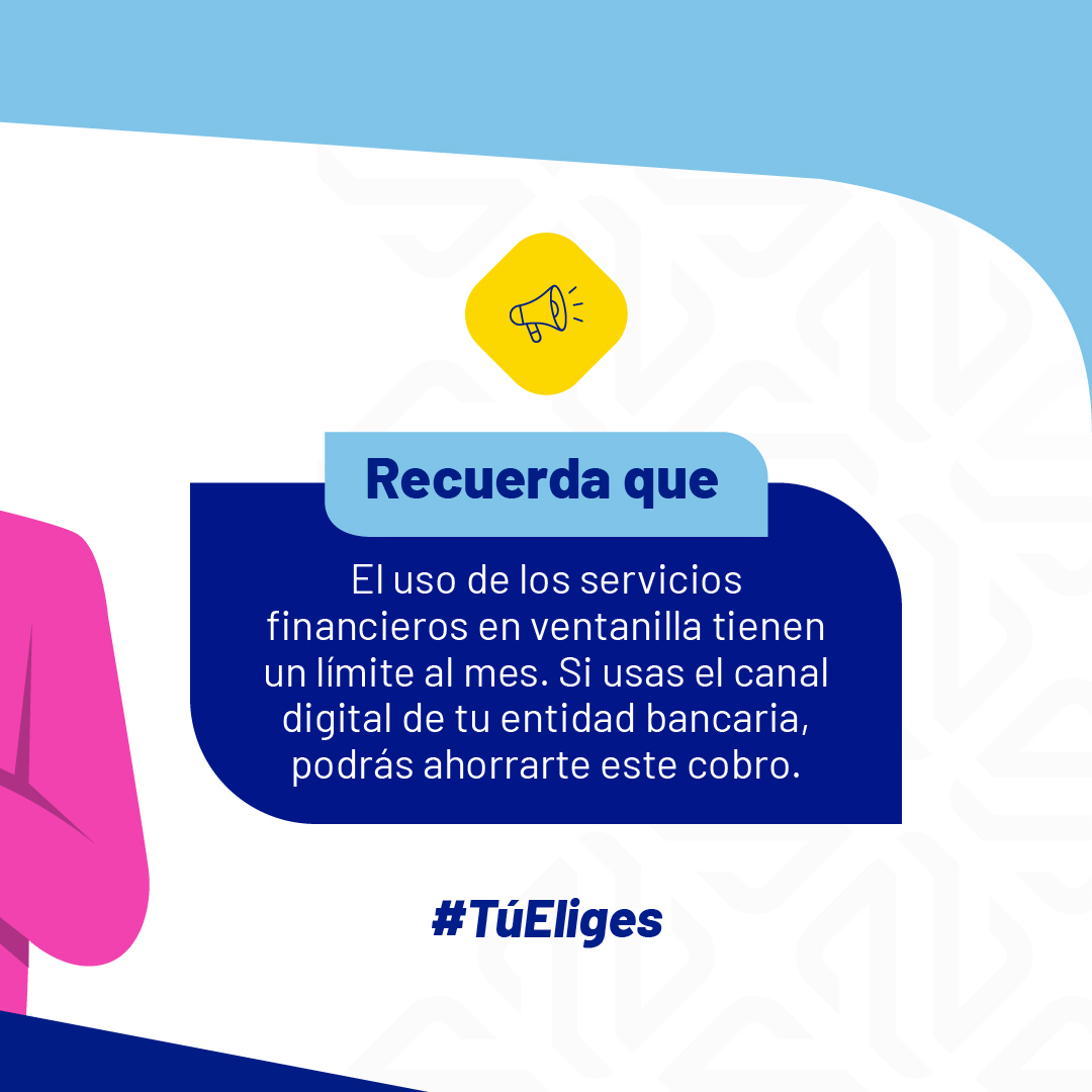 asbancperu's tweet photo. Utilizar los servicios digitales de tu entidad bancaria no solo te ahorrará tiempo, sino también el cobro de comisiones.
¡Recuerda que tú eliges!
#AsbancComparte https://t.co/ewVgbLoeYG