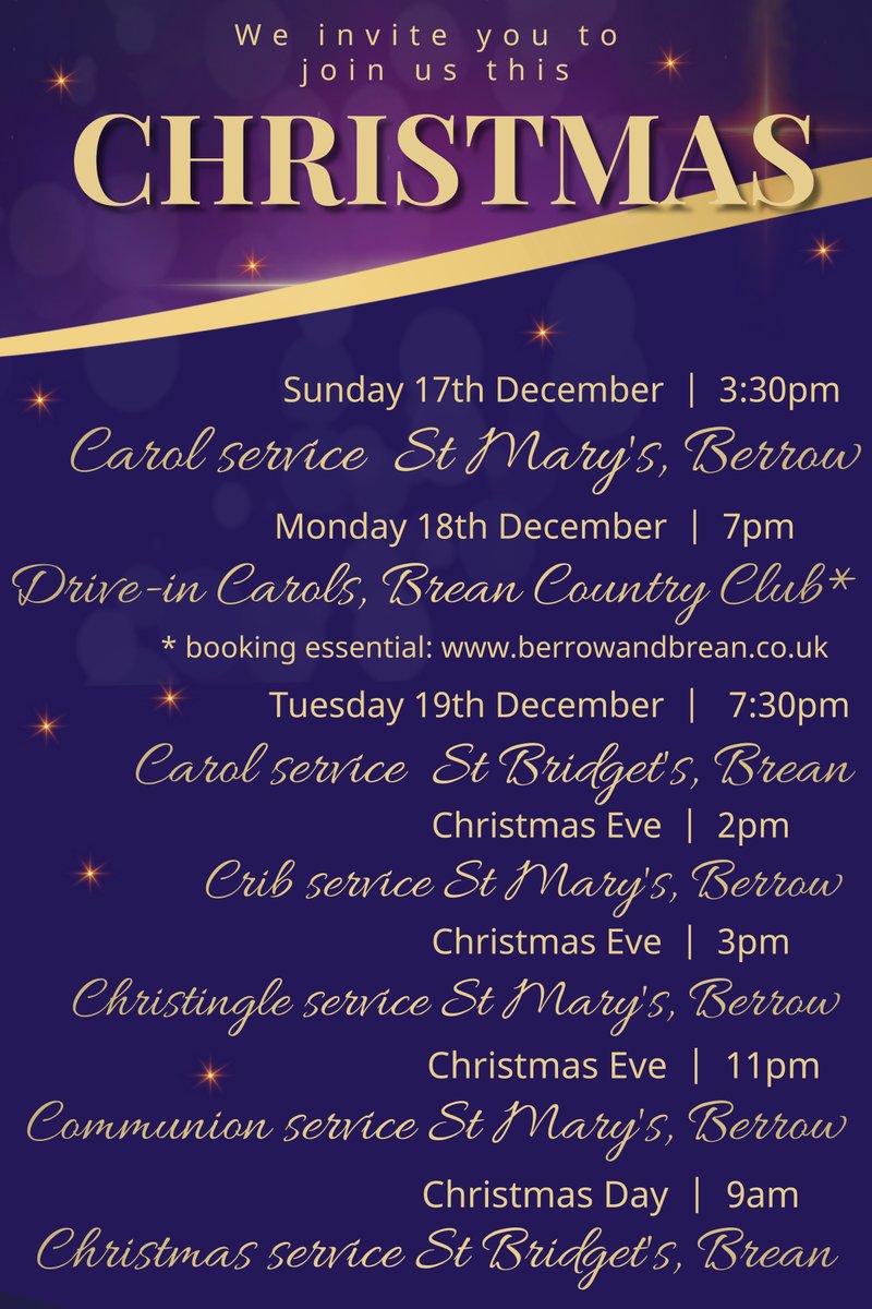 This year's Christmas services