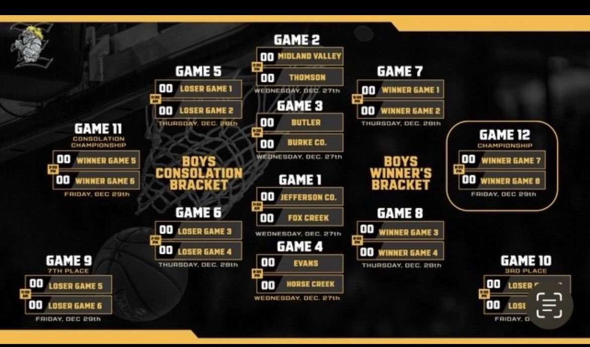 Our varsity boys are looking forward to competing in the annual Evans HS Monterrey Christmas Tournament on Dec 27-29! 🦊 🏀
