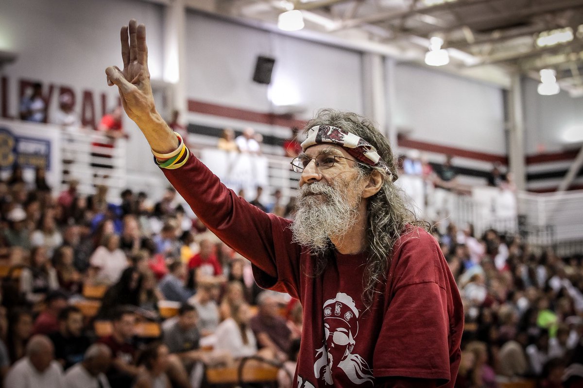 GamecockVolley's tweet photo. Our program is truly saddened to hear of the passing of Mr. Carlton Thompson. Generations of our players, coaches and fans were positively impacted by his passion for Gamecock athletics.

He embodied everything you wanted in a supporter. We will miss you so very much. https://t.co/Y2XdIgVYv6