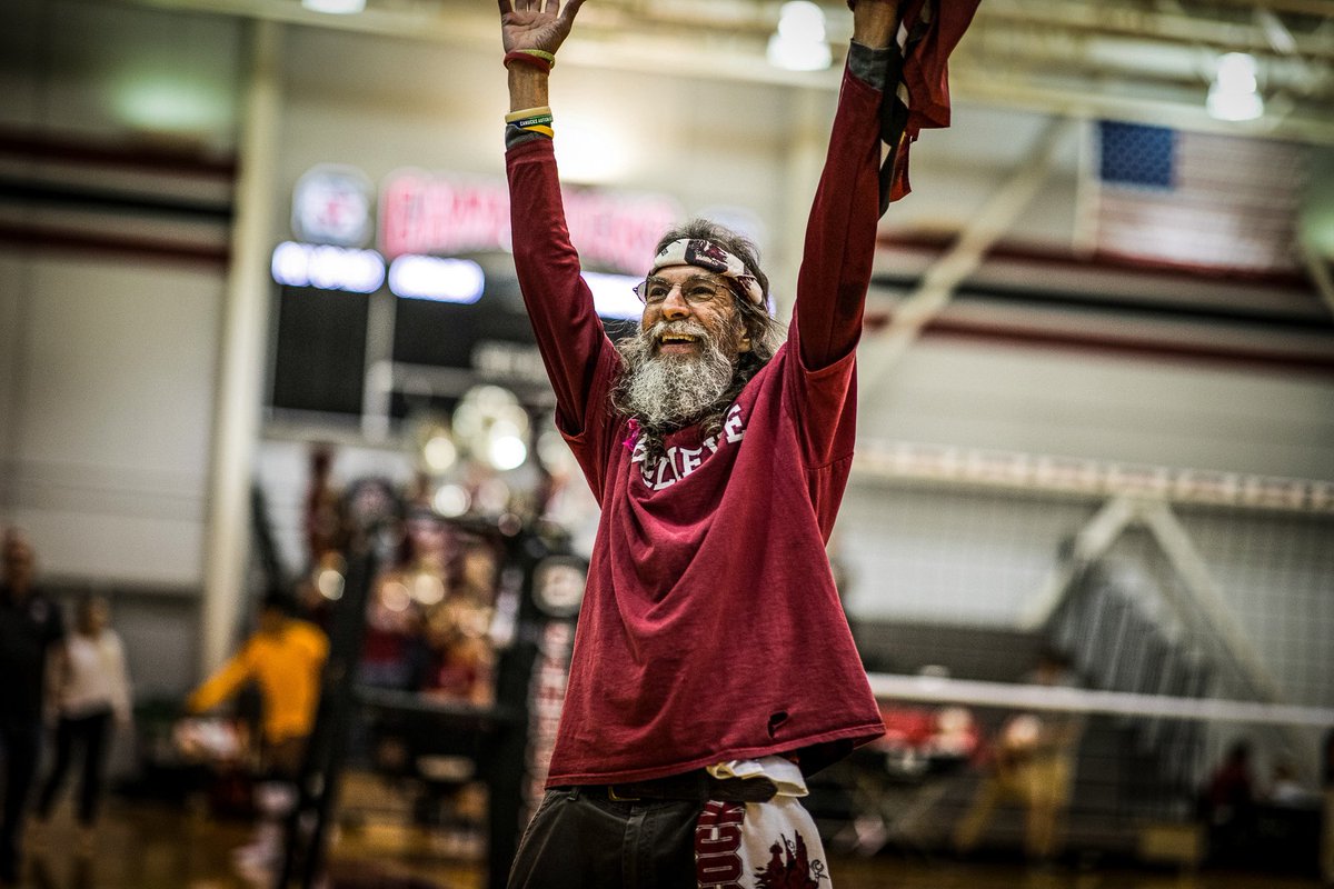 GamecockVolley's tweet photo. Our program is truly saddened to hear of the passing of Mr. Carlton Thompson. Generations of our players, coaches and fans were positively impacted by his passion for Gamecock athletics.

He embodied everything you wanted in a supporter. We will miss you so very much. https://t.co/Y2XdIgVYv6