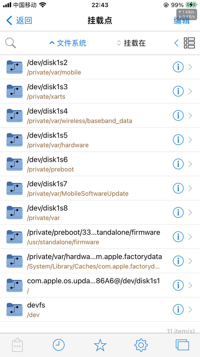 So… iOS17 mount disk1s2 as /var/mobile and mount disk1s8(a new created partition) as /var now💩