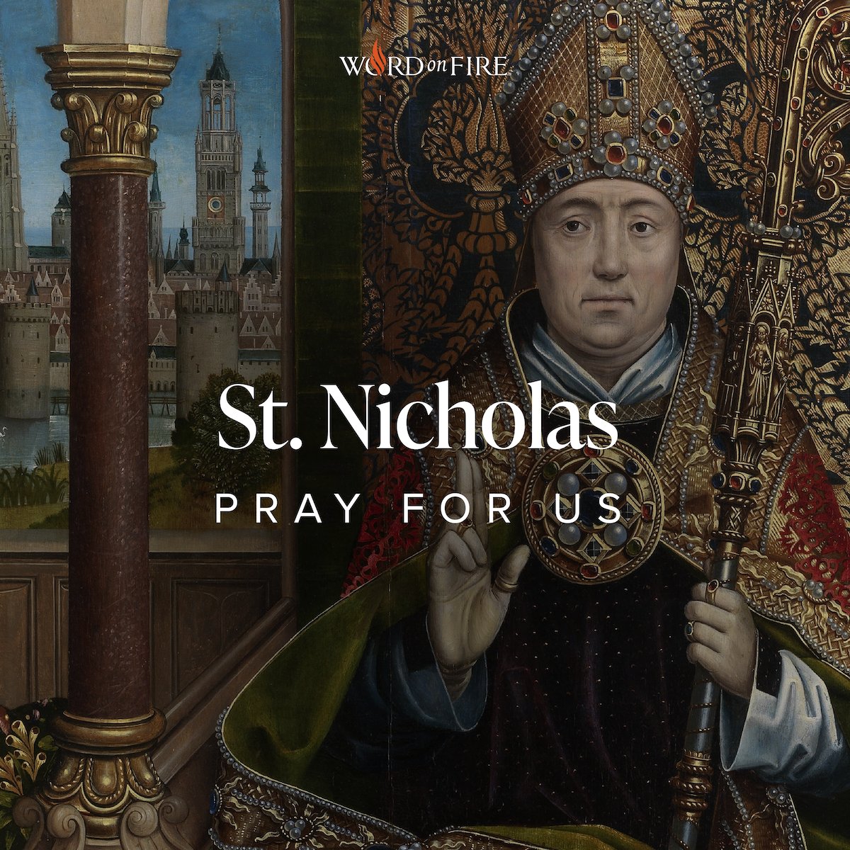 BishopBarron's tweet image. St. Nicholas, pray for us!
