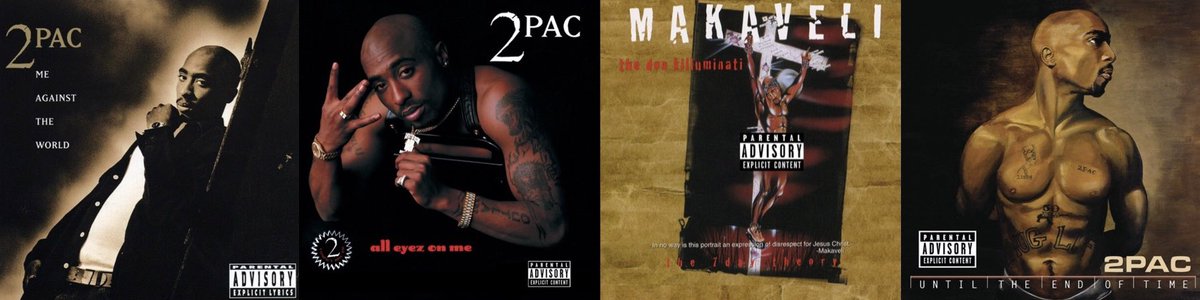 Tupac was the first rap artist to have four albums debut at #1 on the Billboard 200 chart.