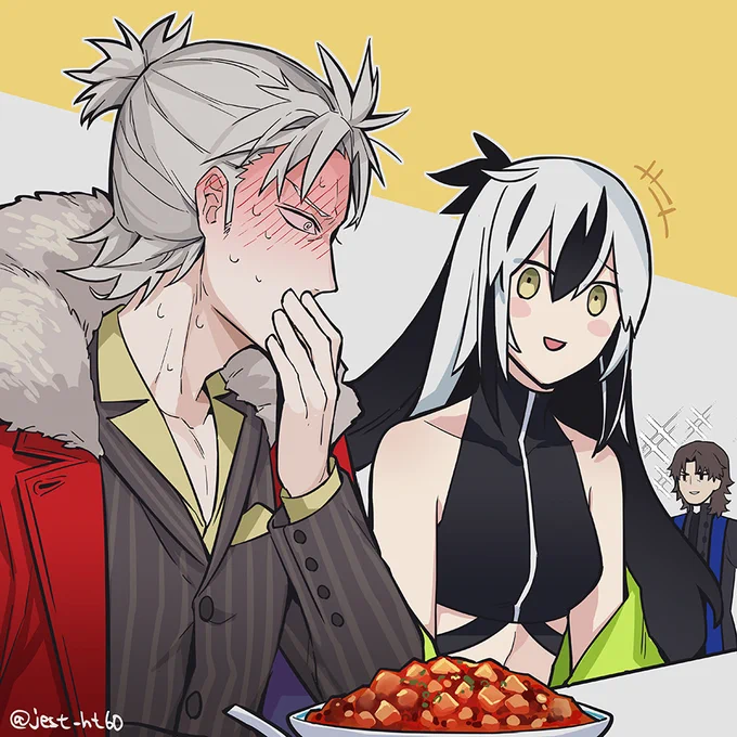 晴信さん、知らなかったとはいえカルデア来て最初に食べたものが激辛麻婆豆腐なのかわいそうでした いや自分で注文したんですけど