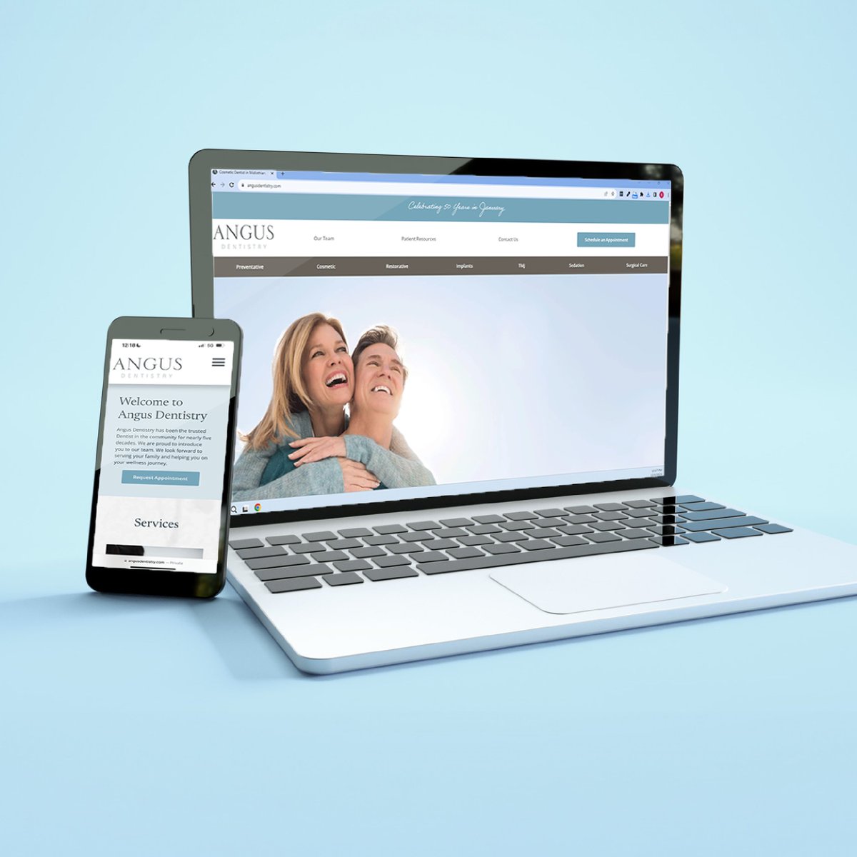 Client News Alert! 🚨

We recently designed and built a brand new website for our client, Angus Dentistry! Their website highlights their expert team and full suite of dental services.

Check out the new website! 🔗angusdentistry.com

#marketingagency #clientnews #newwebsite