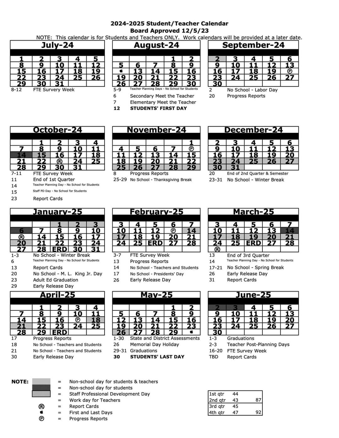 Land O' Lakes High School on X: "The School Board approved the calendar for  the 24-25 school year. Students first day is August 12.  https://t.co/iMEcZYHJfo" / X