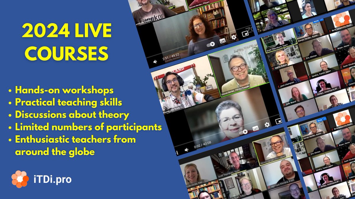 New in 2024: Exclusive discounts for #iTDiCommunity newsletter subscribers
To reward our most loyal community members, we offer discounts for early registration wherever possible.
tinyurl.com/3xaewd23