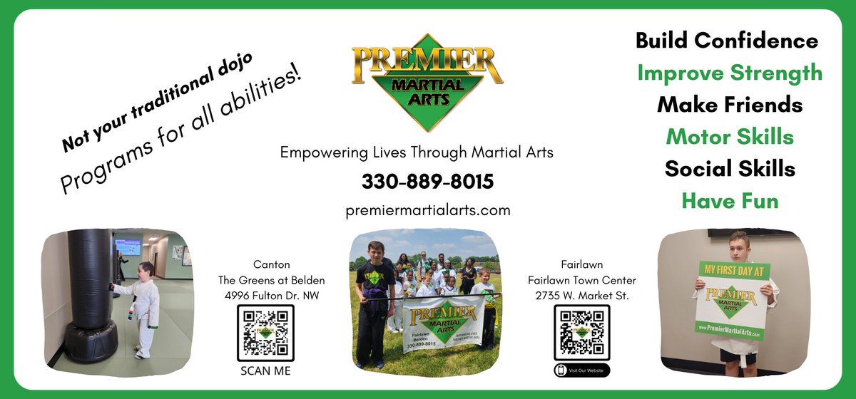 pmaAkronCanton's tweet photo. We offer programs for ALL abilities. Start your Black Belt Journey today!
Gift Certificates are available.
330-889-8019
https://t.co/HZxyJVY4oT
2735 W. Market St. (Next to Marc's) https://t.co/E7jmDAXtWK