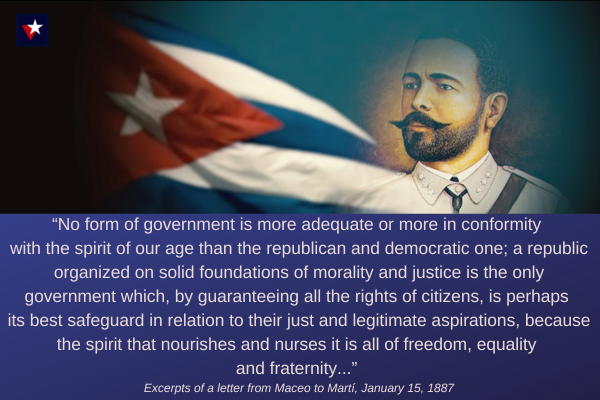 Mayor General Antonio Maceo
127 aniversario de su muerte.
Junio14, 1845-Diciembre 7,1896
Retomamos la figura de Antonio Maceo, cubano que luchó y murió por la libertad de Cuba. Independentista, General del Ejército de la República de Cuba.
