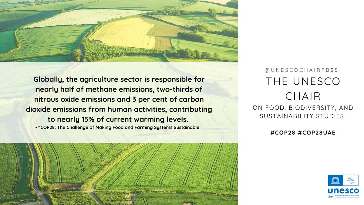 As discussions continue this week @COP28 about tackling #climatechange, we must remember that the agricultural sector contributes to nearly 15% of warming levels.
Read more from sustainable views  sustainableviews.com/cop28-the-chal…
#ClimateAction #foodsystem