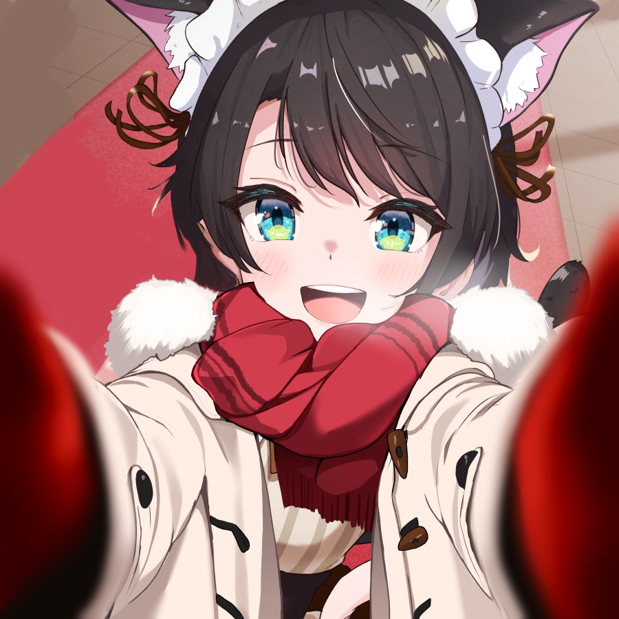 大空スバル 「シュバ猫で作ってみました。」|チカタコウイチのイラスト