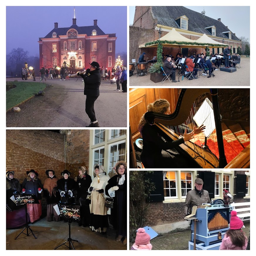 Dit willen jullie echt niet missen. Tijdens onze #kerstopenstelling wordt de sfeer dagelijks verhoogd door verschillende orkestoptredens en koren, een harpiste, draaiorgel en #midwinterhoornblazers.  Genieten van #kerstmarkt, eten en drinken en kasteel. middachten.nl