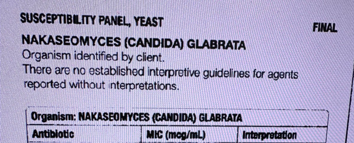 I don’t wanna 😭 #Candidaforever 

#IDTwitter #TwitteRx <a href="/Pharmateer_F3/">Joseph Kohn</a>