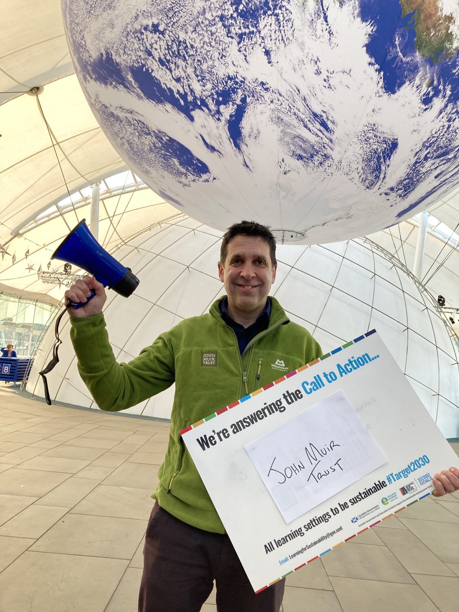 We’re at the Learning for Sustainability Call to Action launch, Edinburgh to support the #Target2030 call to action to ensure Learning for Sustainability for ALL through our #JohnMuirAward and Junior Rangers people and wild places initiatives. 

#Target2030 #LfSforAll <a href="/EdScotLfS/">EdScot LfS</a>