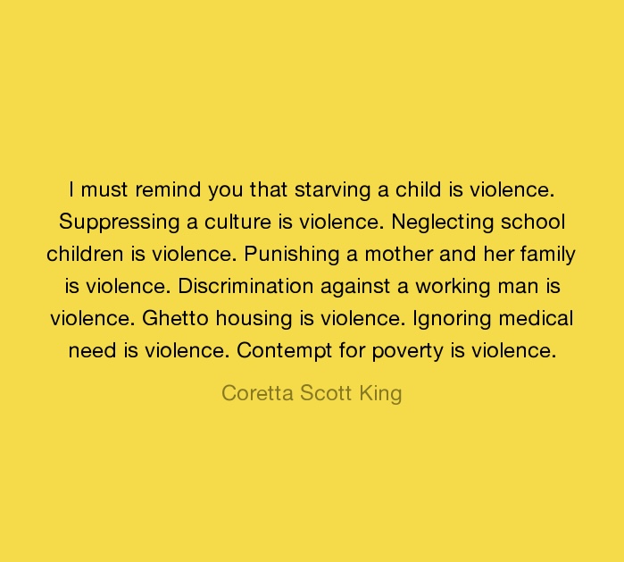 Be A King (@berniceking) on Twitter photo Violence isn't just about fists and guns; it's in the words that wound, the silence that hurts, in the policies that disenfranchise the vulnerable. #CorettaScottKing Violence isn't just about fists and guns; it's in the words that wound, the silence that hurts, in the policies that disenfranchise the vulnerable. #CorettaScottKing