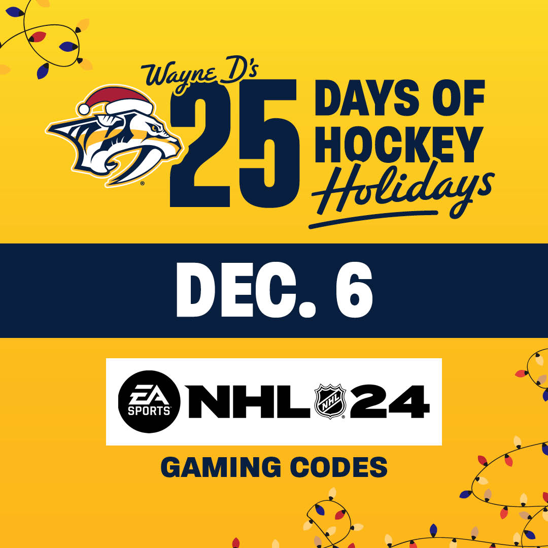 It's Day 6 of <a href="/HesWayneD/">Wayne D</a>'s 25 Days of Hockey Holidays, and we're giving away six gaming codes for NHL 24! 

To enter:
❄️ Like and share this post
❄️ Reply and tell us how you play! PS5 or Xbox?

Rules -> bit.ly/3GwdZbK