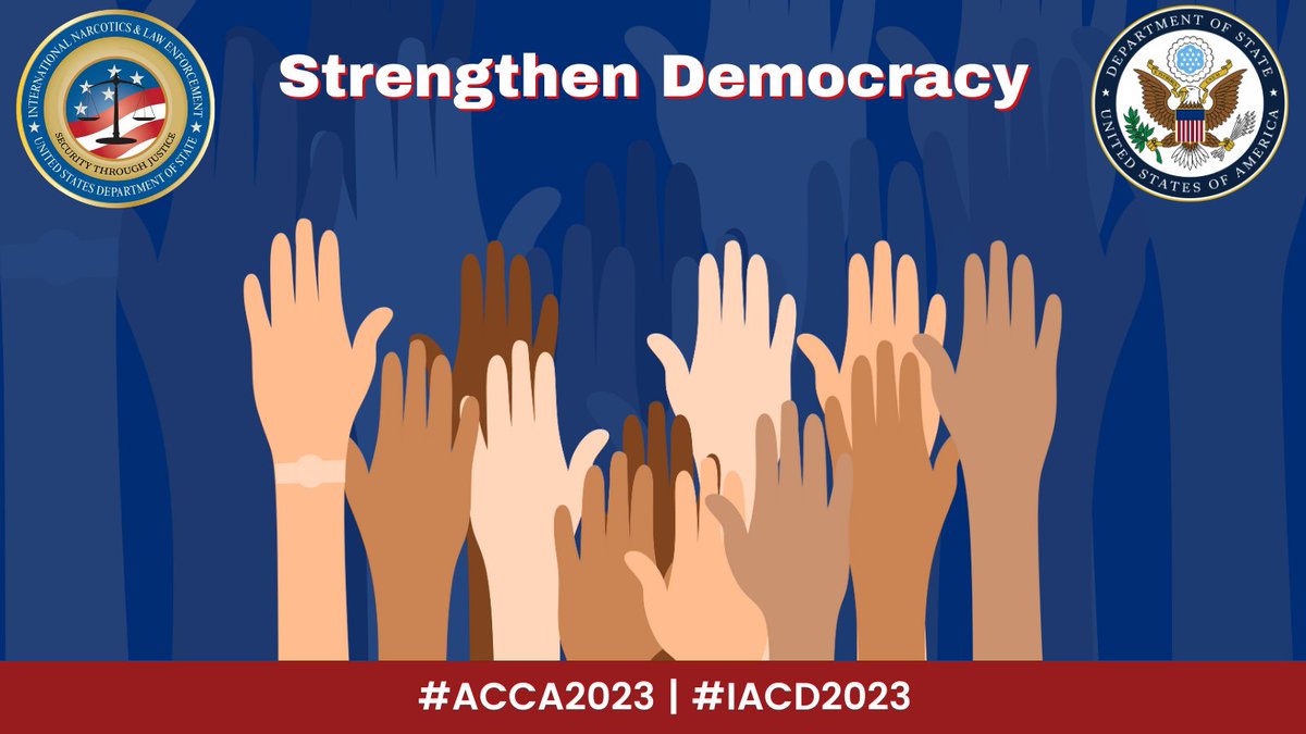 StateINL's tweet image. Corruption degrades democracy and hinders economic growth. We must stand together to denounce it. Join us tomorrow as @SecBlinken recognizes the brave leaders who are helping us in this challenge during the @StateDept’s International Anti-Corruption Champions Award! #ACCA2023