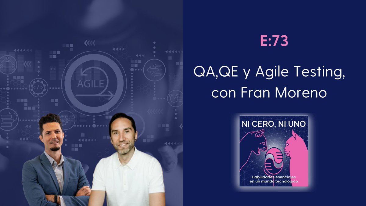 Savvily_ES's tweet image. 💫Ya disponible el último episodio de #NiCeroNiUno✨

En esta ocasión @morvader, director de QA en @sngular nos habla sobre su visión de la calidad y el testing desde su experiencia😉

¡No te pierdas esta gran conversación!👇
bit.ly/3uJEs2F

#podcast #Agiletesting