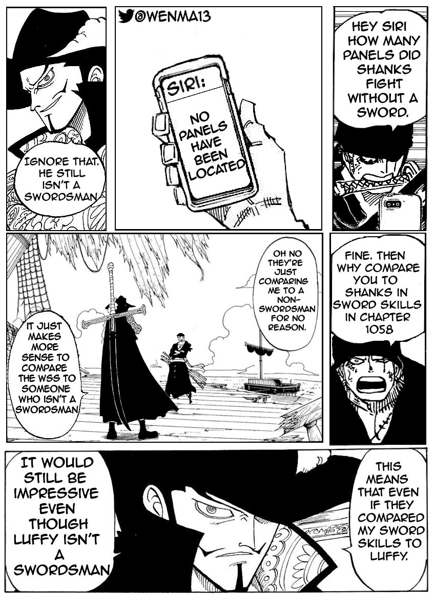 MIHAWK IS THE TRUTH- One Piece 1058 